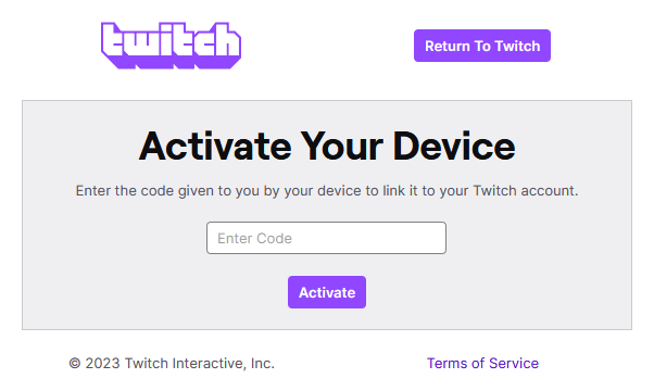 activate your device page image