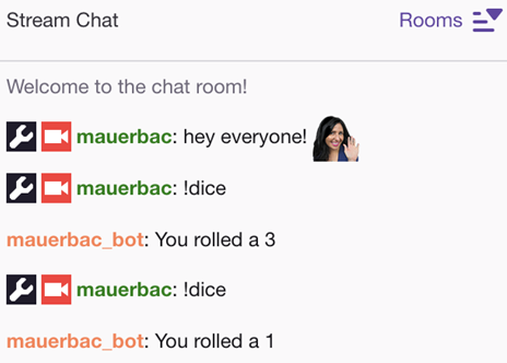 Chat Chatbots Twitch Developers