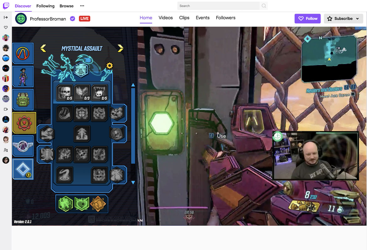 My chat interactive game! Play tons of minigames with your Twitch